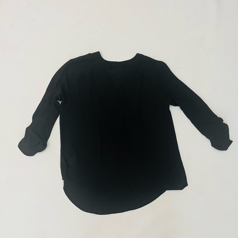 Motherhood Maternity Black 3/4 sleeve sheet top size small - Picture 3 of 6
